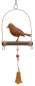 Preview: 2er Set Liebliche Hänger Vogel auf Ast ca. 28 cm - Dekoration